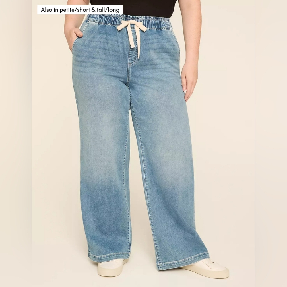 Women's Lane Bryant Wide-Leg Jeans 18W Plus Size